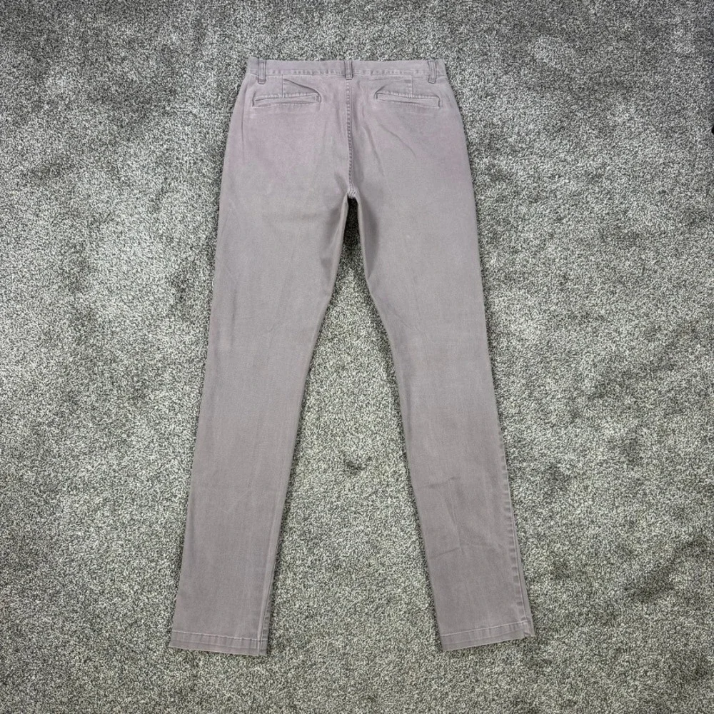 Taylor Stitch Slim Fit Chino Pants Men 32 Dusty Purple Light Grey Organic Cotton